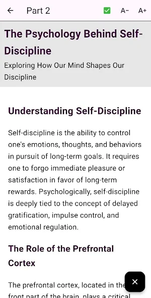 Self-Discipline Master Class Screenshot 1