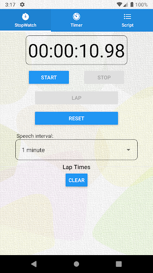 Talking Stopwatch & Timer Screenshot 0