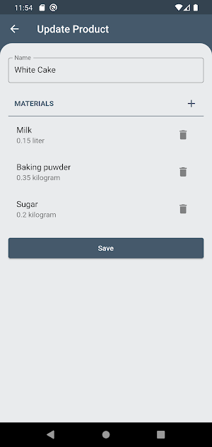 Cost Calculator Screenshot 2