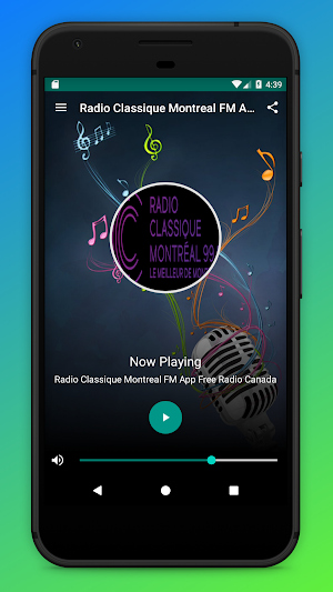 Classique Montreal Radio App Screenshot 0