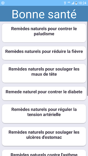 Bonne santé Screenshot 2
