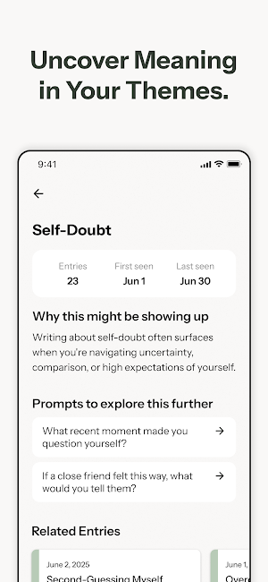 Ponder: AI Journal & Wellness Screenshot 3
