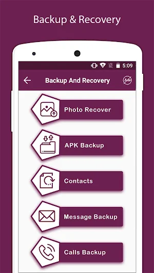 Recover Deleted All Photos, Files And Contacts Screenshot 0