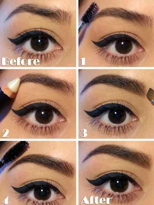 Easy Eyebrow Hairstyle App for Women Screenshot 1