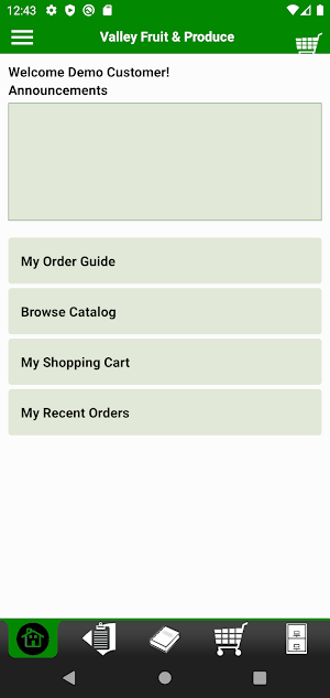 Valley Produce CheckOut Screenshot 0