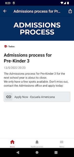Escuela Americana El Salvador Screenshot 3