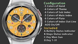 IWF Legacy Pro watch face Screenshot 1