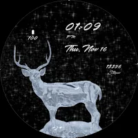 Christmas Deer Watch Face