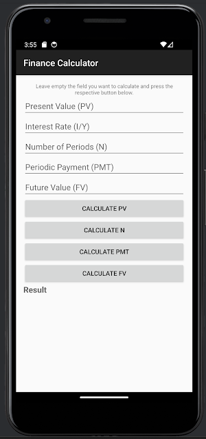 Finance Calculator Screenshot 2