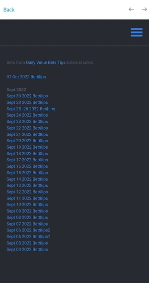 Value Bet Tips Screenshot 3