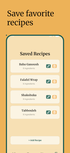Recipe to Grocery List Screenshot 3