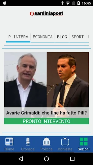 SardiniaPost Screenshot 2