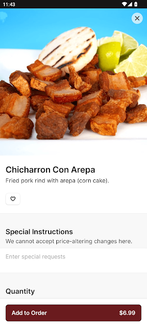 Latinos Restaurante Screenshot 2