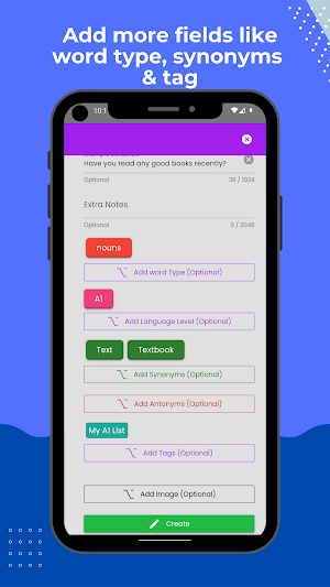 Your Vocabulary Notebook Screenshot 2