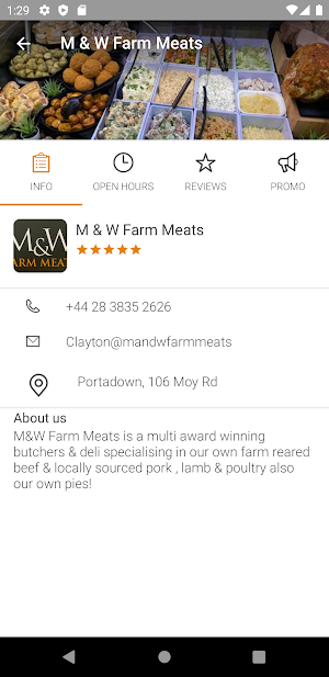 M & W Farm Meats Screenshot 1