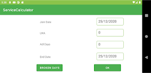 Service Calculator Screenshot 3