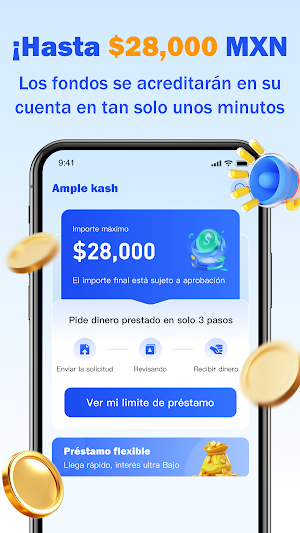 Ample kash -Préstamos en línea Screenshot 0