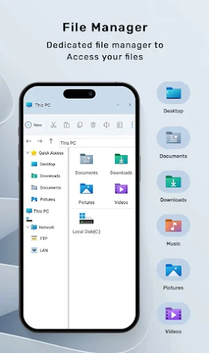 Computer Launcher-Light Theme Screenshot 2