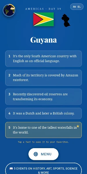EarthNote: 5 Facts a Day Screenshot 0