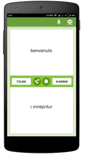 Italian-Albanian Translator Screenshot 0