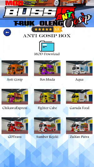 Mod Bussid Truck Oleng Anti Gosip Screenshot 3