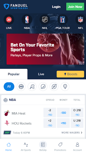 FanDuel Sportsbook and Casino Screenshot 0