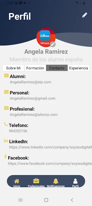 Alumni IEP Screenshot 3