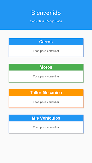 Pico y Placa Colombia Screenshot 1