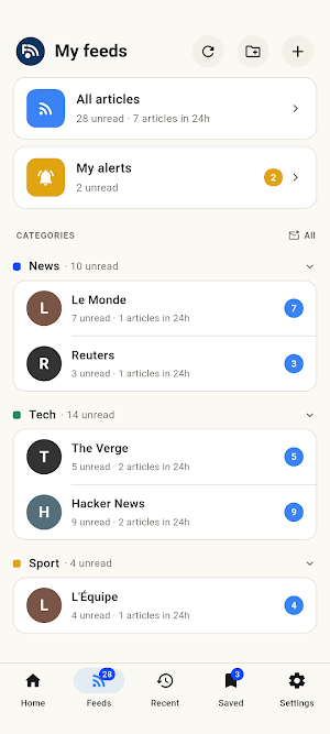 Feedrion Screenshot 1