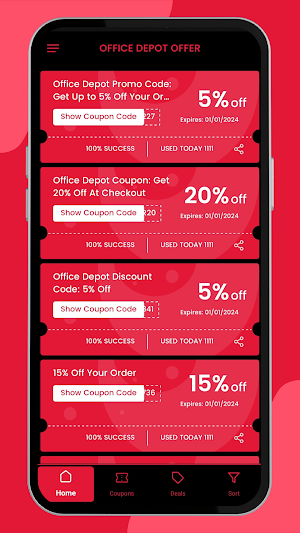 Office Depot Coupons Screenshot 1