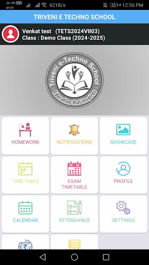 Triveni e techno school Screenshot 1