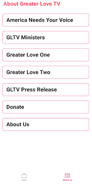 Greater Love TV Screenshot 2
