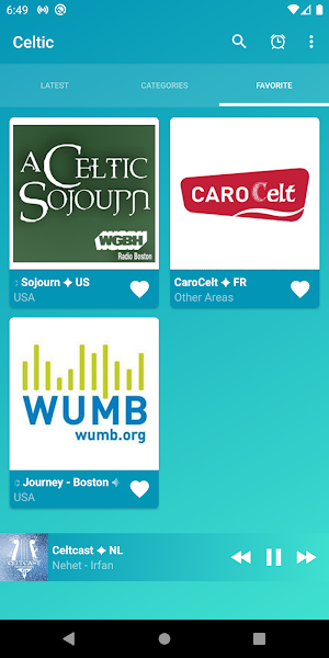 Celtic music radios online Screenshot 3