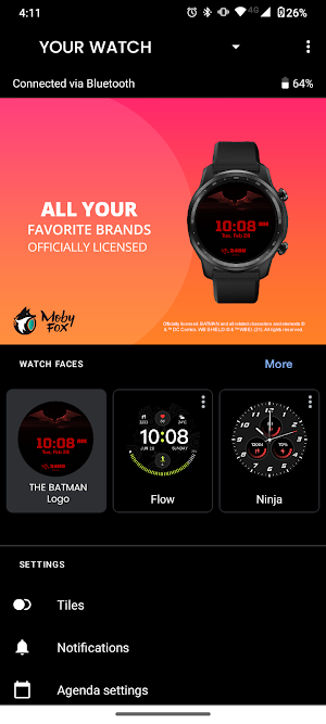 THE BATMAN Logo watch face Screenshot 0