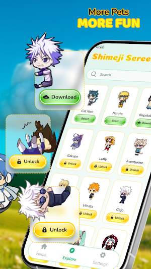 Anime Shimeji - Screen Pets Screenshot 2
