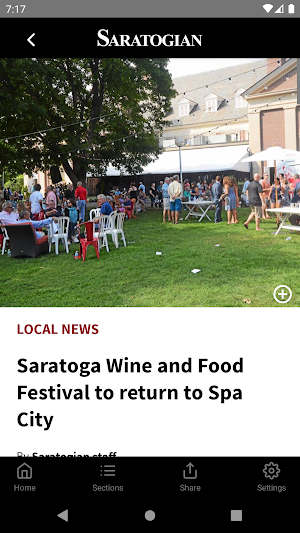 Saratogian Screenshot 1