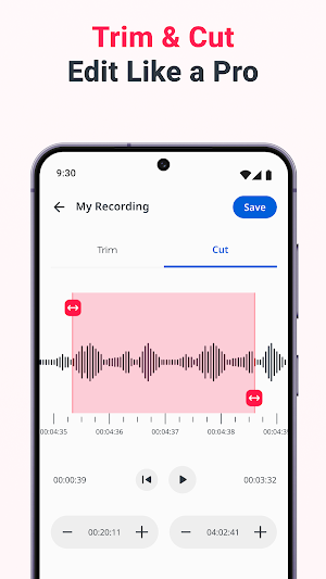 Voice Recorder & Audio Editor Screenshot 1