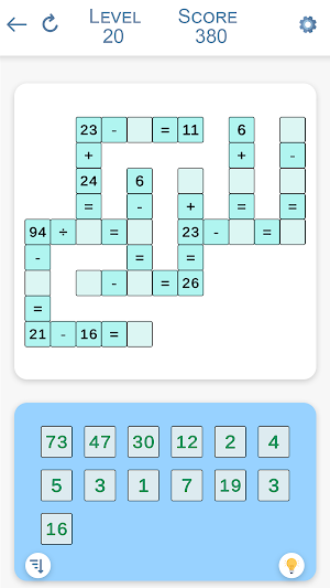 Math Cross Number Puzzle Game Screenshot 3