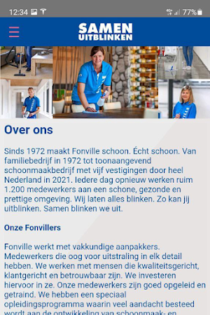 Fonville uitblinkers App Screenshot 1
