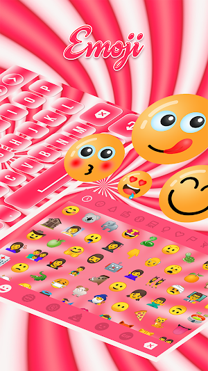 Sweet Pink Keyboard Screenshot 3