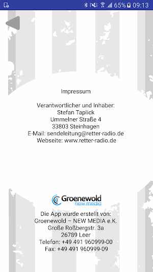 Retter-Radio Screenshot 1