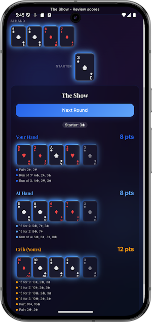 Offline Cribbage Master Ai Screenshot 2