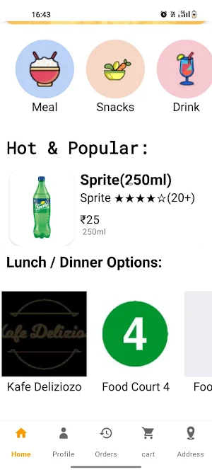 FoodCourt Food & Beverage Screenshot 2