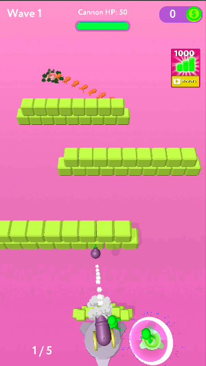 Stickman Cannon Screenshot 2