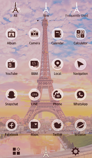 Paris Wallpaper Parisian Twilight Theme Screenshot 2