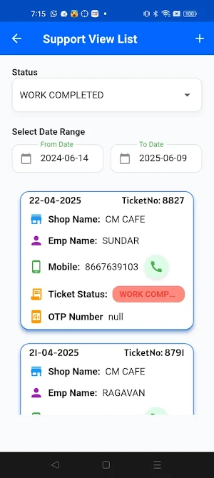 kassasupport Screenshot 1