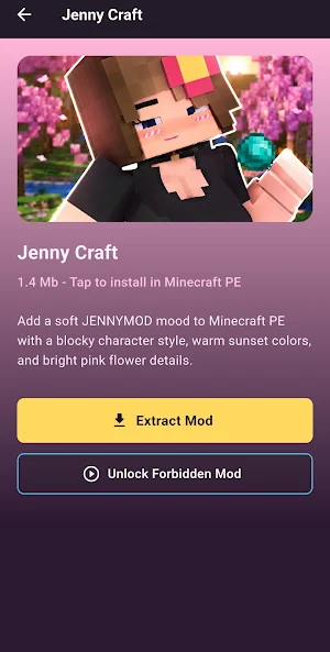 Jenny Mod for Minecraft Pe Screenshot 2