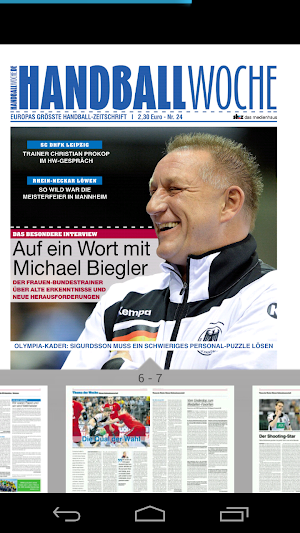 Handballwoche ePaper Screenshot 2