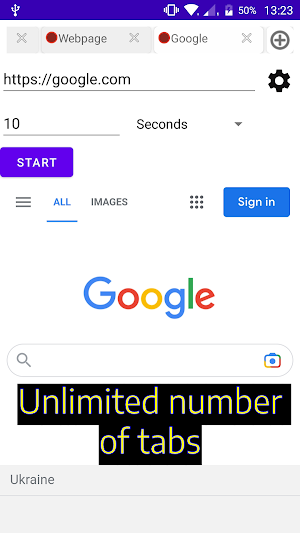 Browser tab auto refresh 2023 Screenshot 0