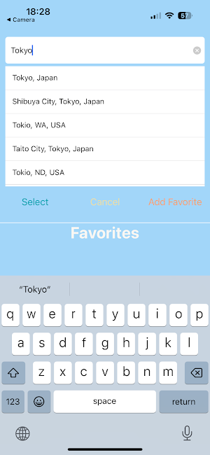 Bob's Weather App Screenshot 1